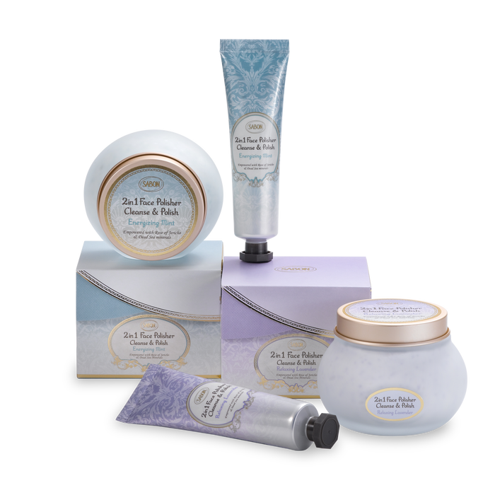 2 in 1 Face Polisher Lavender 2oz (60mL)