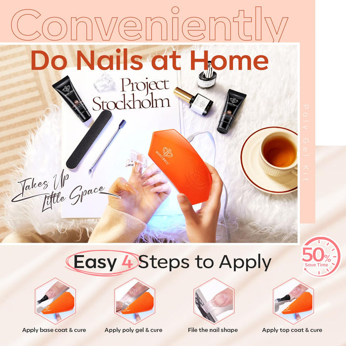 Dusk to Dawn - 22Pcs 6 Colors Valentine's Day Limited Gel Nail Polish Kit Gel Polish Kit MODELONES #