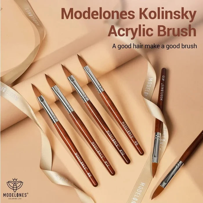 Acrylic Powder Nail Brush Trio