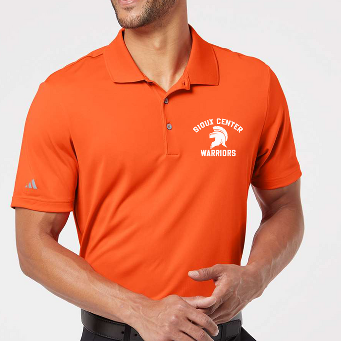 ADIDAS ORANGE PERFORMANCE POLO