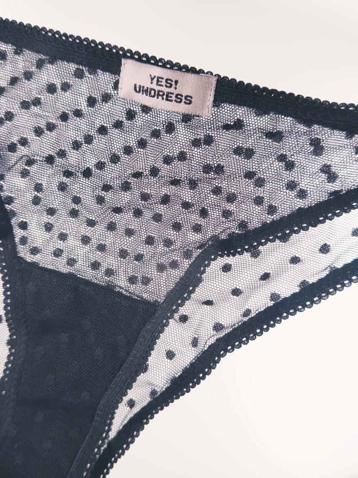 Amari grey dots panties