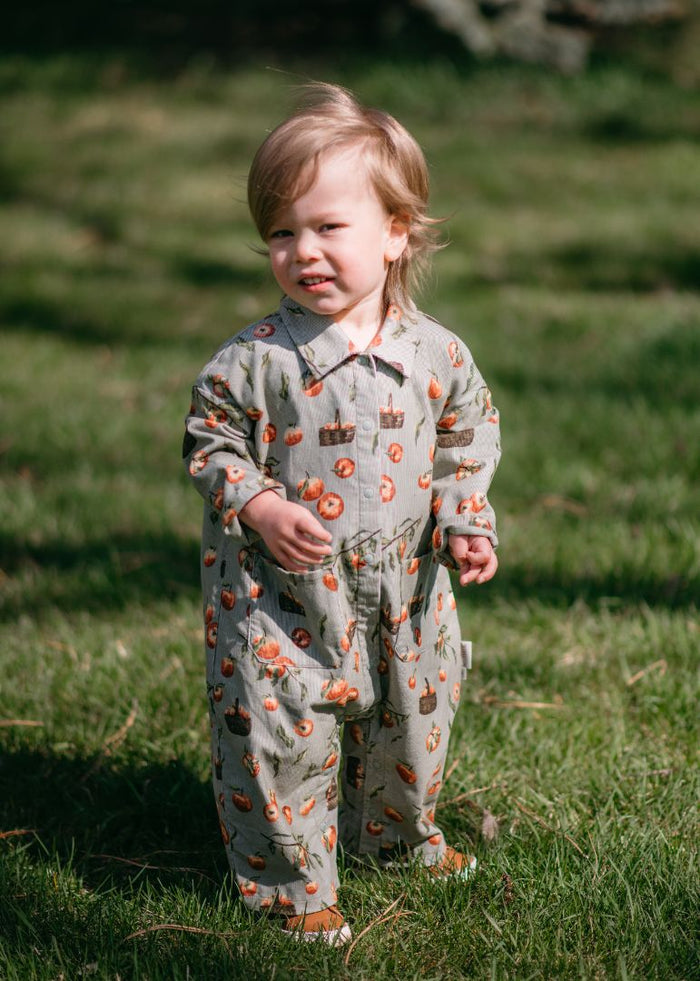 Apple Orchard Corduroy Snap Jumper
