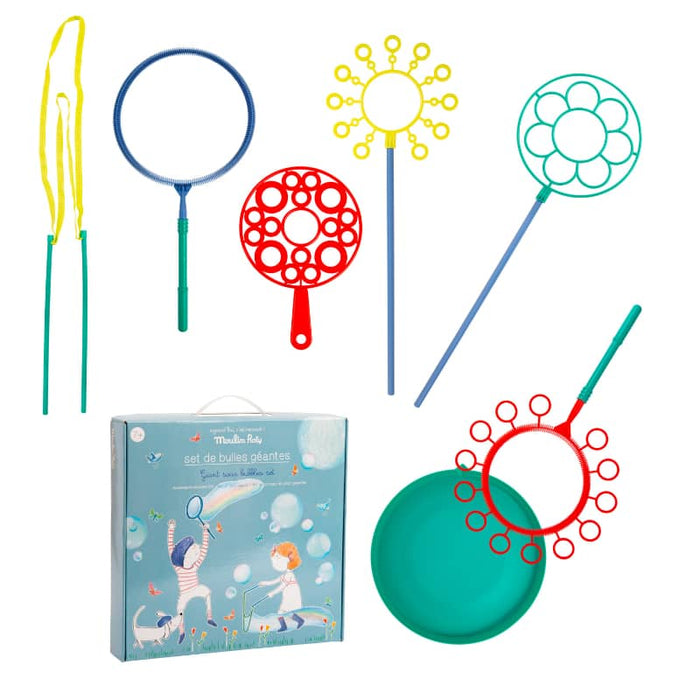 Assorted Giant Soap Bubble Makers - Recreational Activity - Moulin Roty - Babies in Bloom