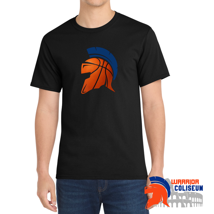 BASKETBALL HELMET PORT & CO TALL ESSENTIAL TEE PC61T - BLACK