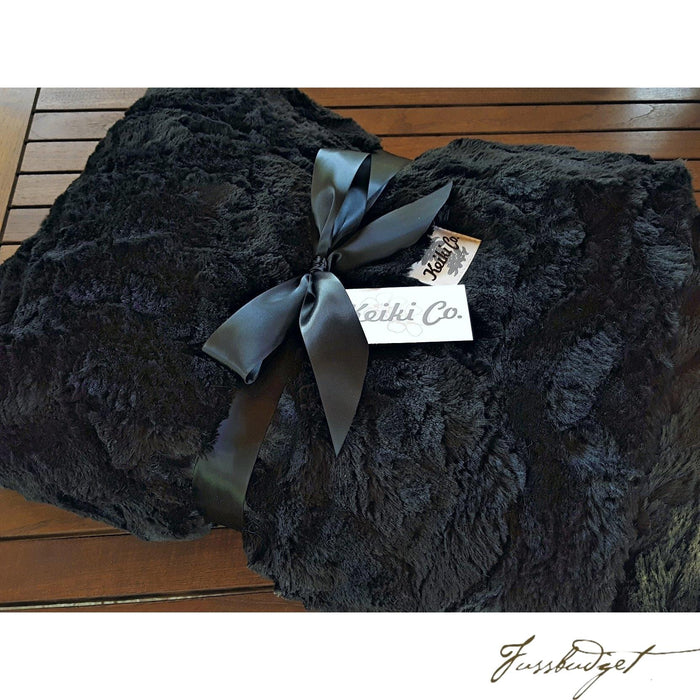 BLACK BELLA COUTURE THROW-Fussbudget.com