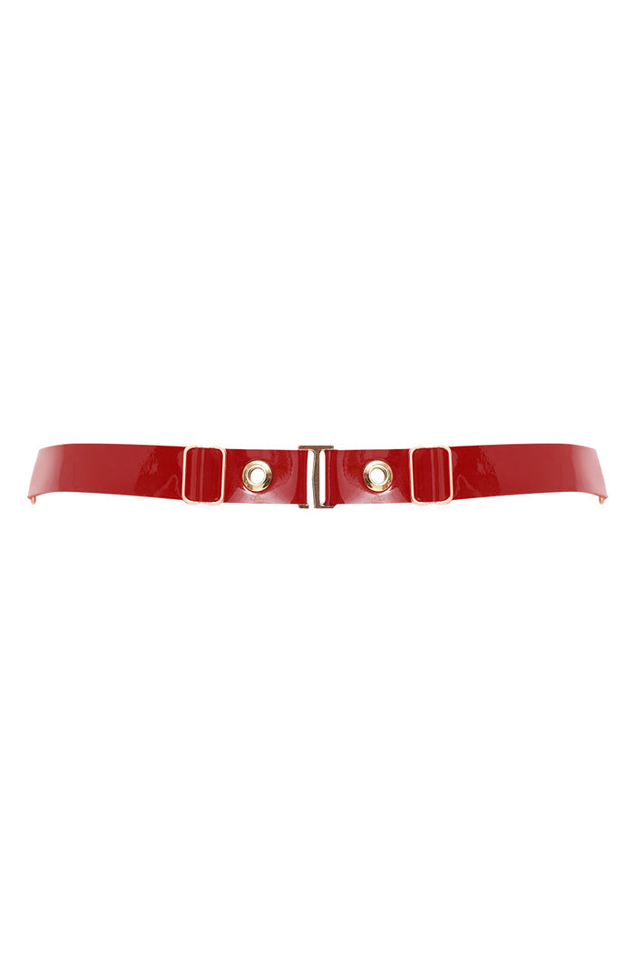 Casey red belt by Secret Room