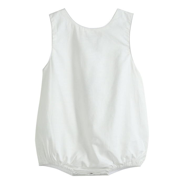 Classic White Bubble Romper - Lil Cactus