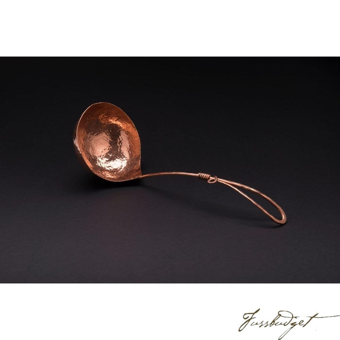 Copper Medium Soup Ladle-Fussbudget.com