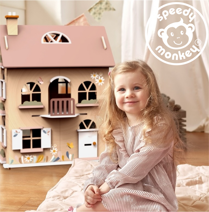 Doll House Living room set incl. 1 character - Babies in Bloom