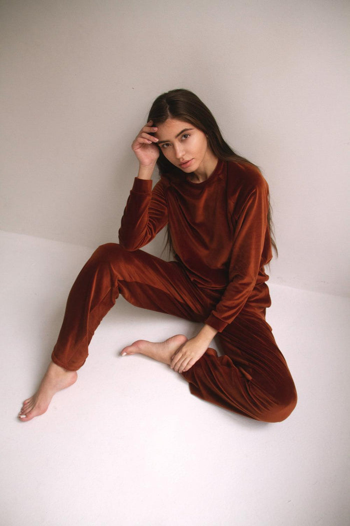 Foxy Terracotta sweater - Sweater by yesUndress. Shop on yesUndress