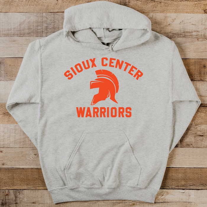 Gildan Ash Gray Hooded Sweatshirt