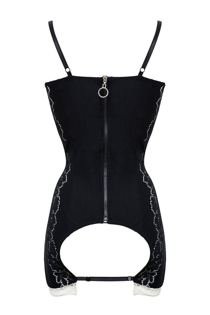 Governess Black garter dress