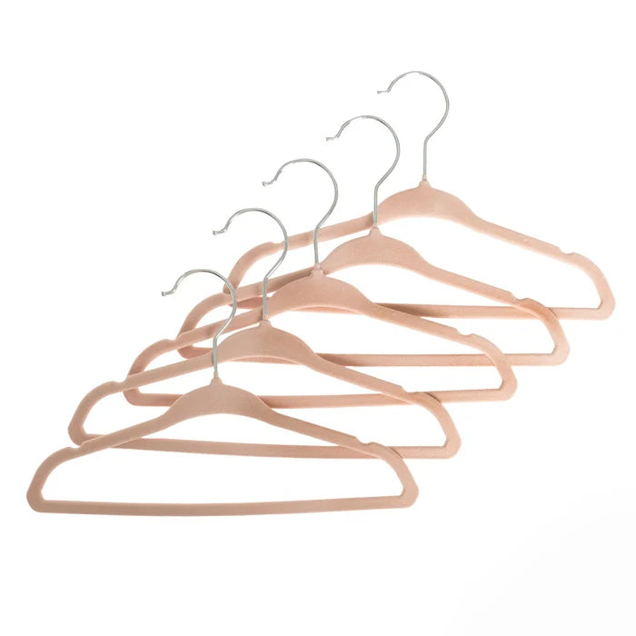 HelloBaby Velvet 5 pcs Hangers - Light Pink - ebebek - Black Friday