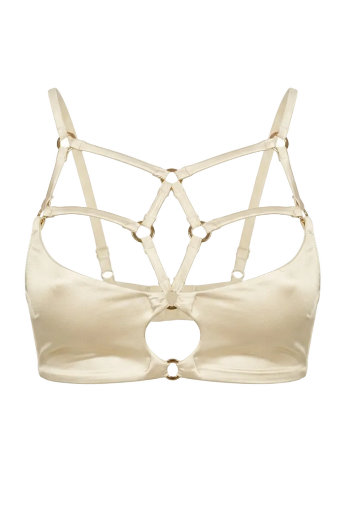 Ishani Ivory bikini top