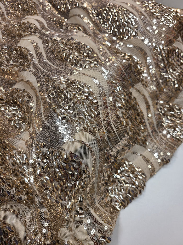Ivory Sequin Lehenga Set
