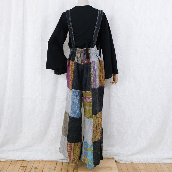 Kantha Patchwork Wide Leg Jumpsuit