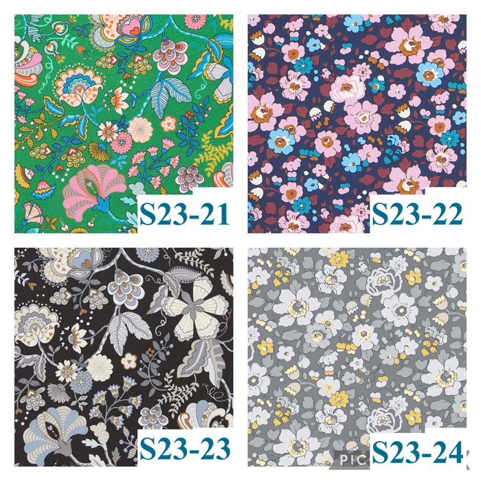 Liberty Floral Print Dress: Mandarin Collar Shift Dress, Short Sleeves