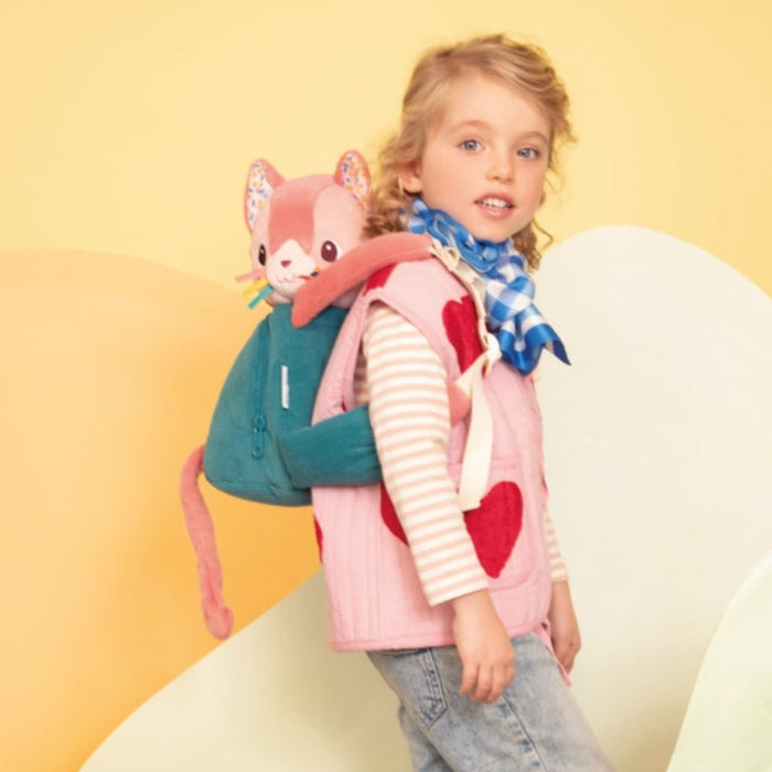 Lilliputiens Plush Backpack - Cat Jeanne - ebebek - Black Friday