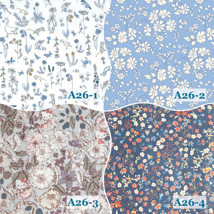 Long Sleeves Pussy Bow Blouse, Handmade Woman Shirt, Custom Made Top With Liberty London Fabric
