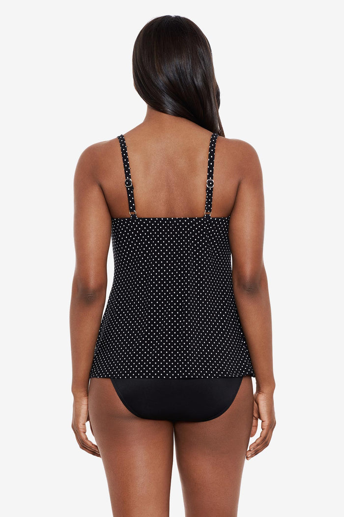 Love Knot Tankini Top in Pin Point