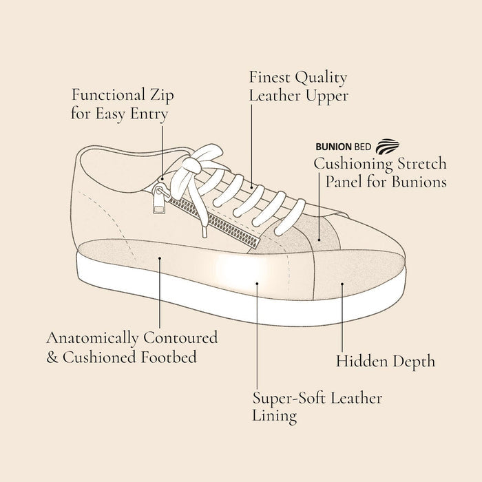 MEN'S Stride: Camel Leather Shoes Sole Bliss