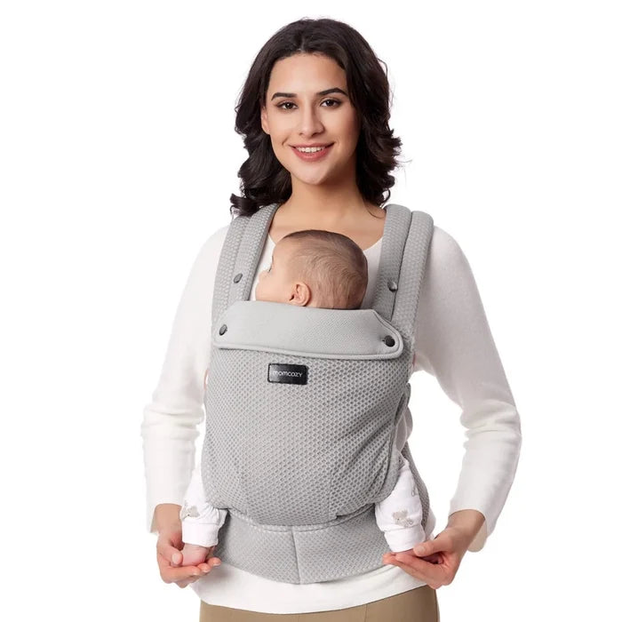 Momcozy Baby Carrier Newborn to Toddler Air Mesh - Grey - ebebek - Black Friday