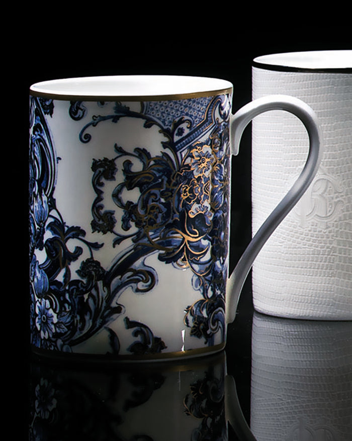 Mug Cup AZULEJOS in Luxury Box diam. 2.5", H 3.3", cap. 12.5 oz