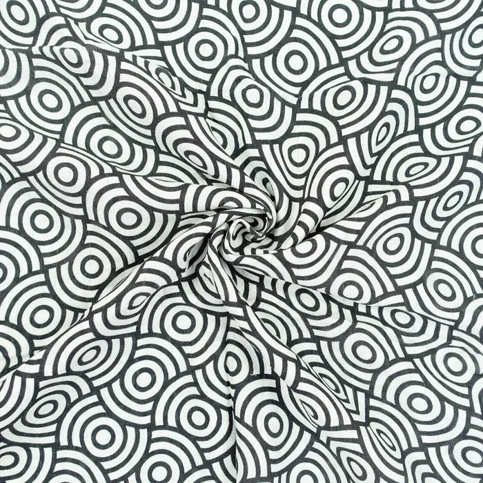 MuslinZ Bamboo/Organic Cotton Muslin Swaddle 120x120cm - Black Swirl - ebebek - Black Friday