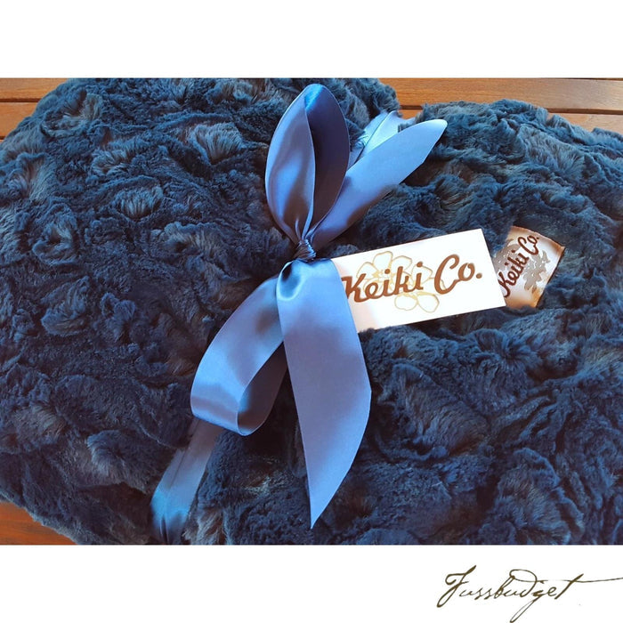 NAVY BELLA COUTURE THROW-Fussbudget.com