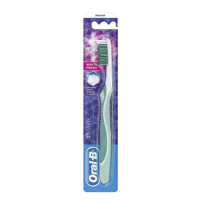 Oral‑B 3D White Fresh Toothbrush – 40 Medium KNIGHTS PHARMACY