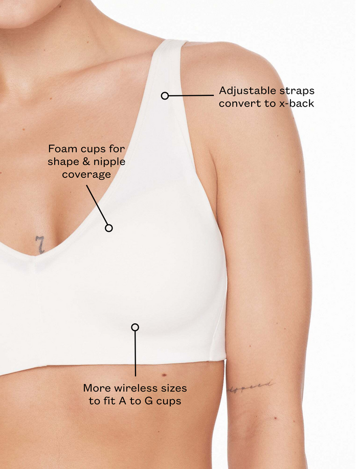 Organic Cloud Cotton Wireless Bra