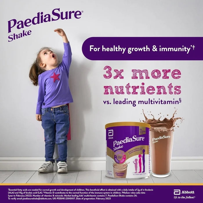 PaediaSure Shake Chocolate Flavoured Nutritional Supplement Powder for Kids 400g - ebebek - Black Friday