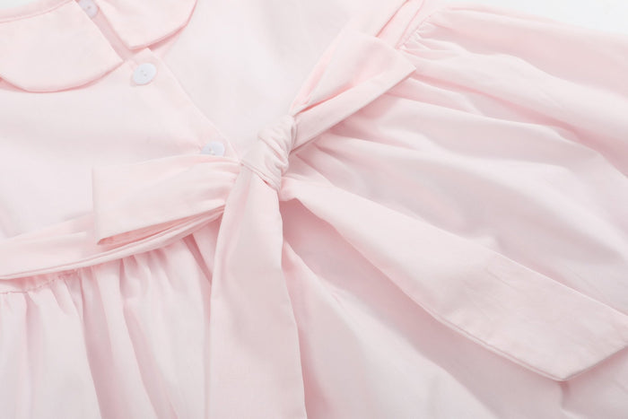Pink Petal Collared Smocked Dress - Lil Cactus