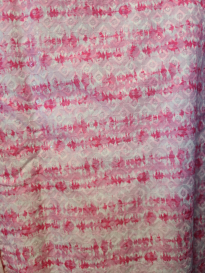 Pink Water Sequin Kurta