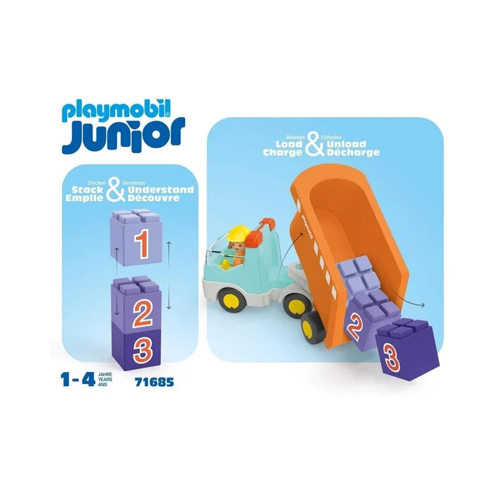 Playmobil Junior 71685 Dump Truck - ebebek - Black Friday