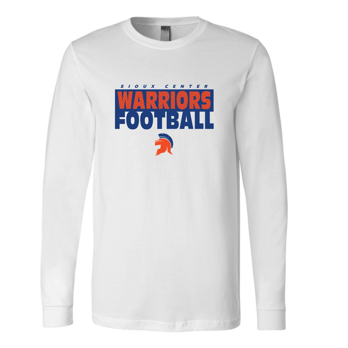 SC WARRIORS FOOTBALL WHITE LONG SLEEVE