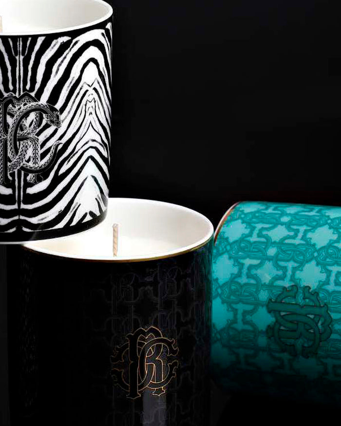 Scented Candle ZEBRA 270gr Black diam. 3.3", H 3.5"