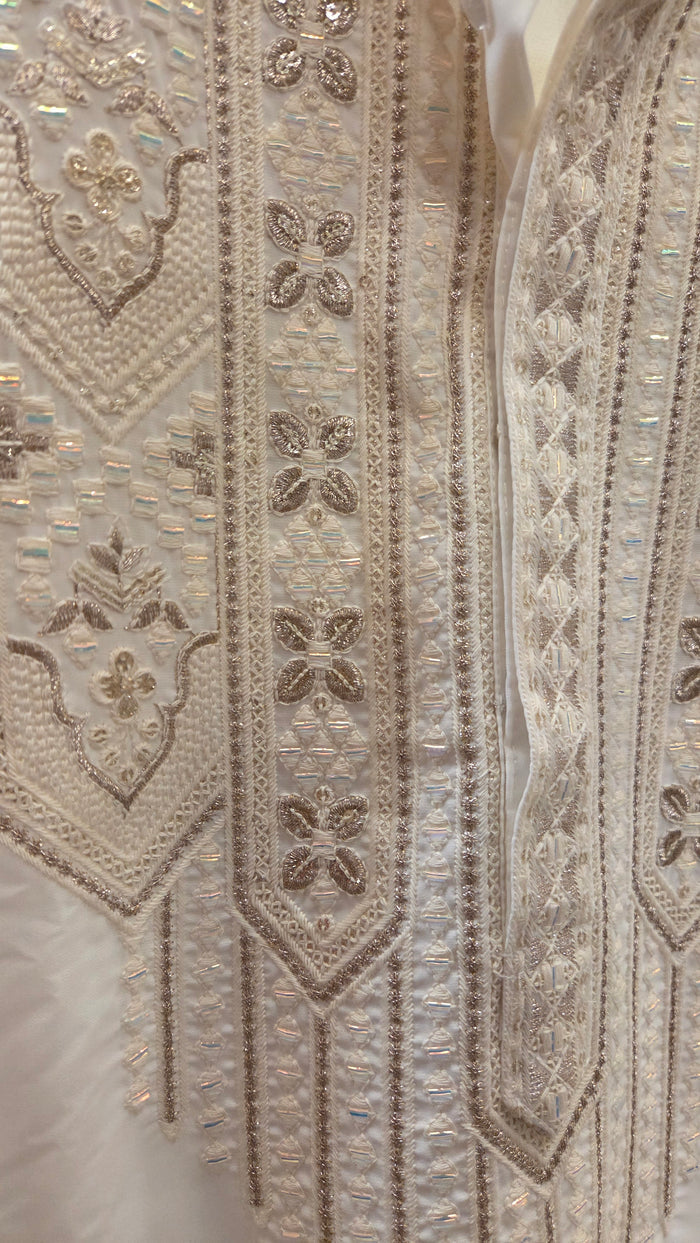 Silk Embroidered Kurta Set