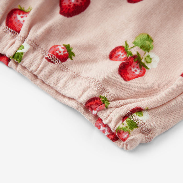 Strawberry Organic Cotton Newborn Gown & Hat Set - Babies in Bloom