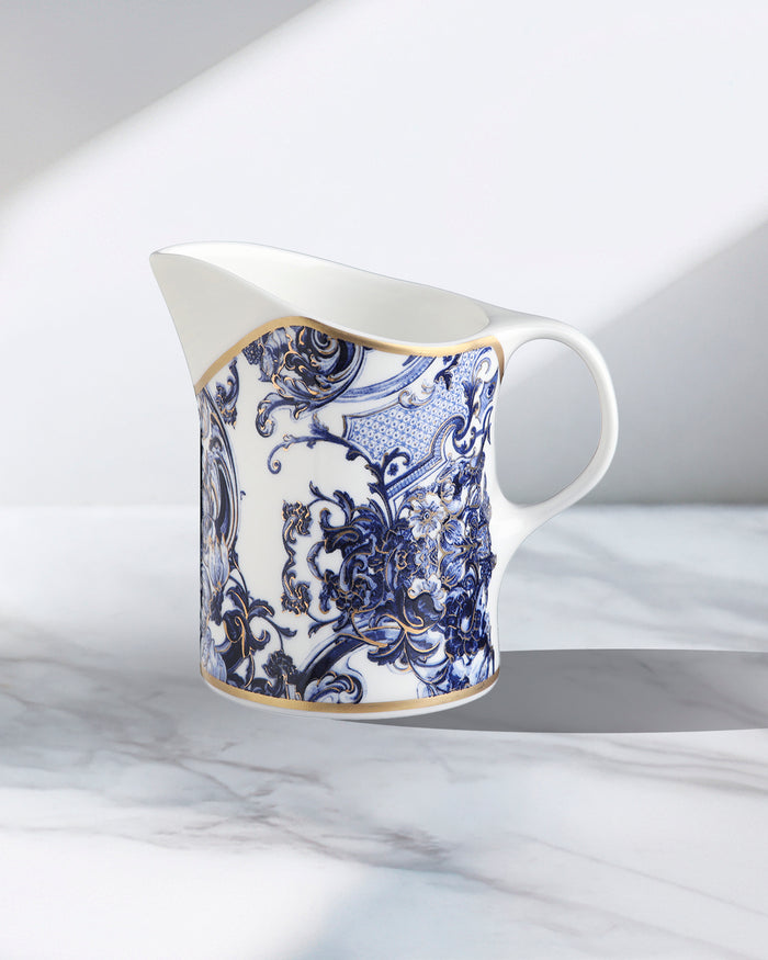 Sugar Pot AZULEJOS diam. 3.3", H 3.5"