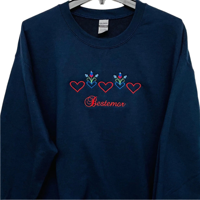 Sweatshirt - Bestemor Hearts