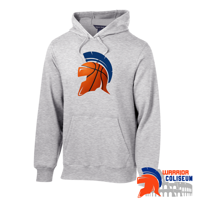 TALL - BASKETBALL HELMET GRAY SPORT-TEK TALL HOODIE TST254