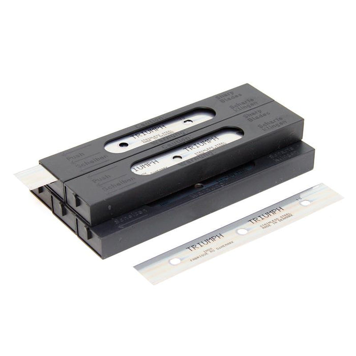 Triumph 6in/15cm 0.15mm Stainless Steel Blades-25 Pack Black Box - Windows101
