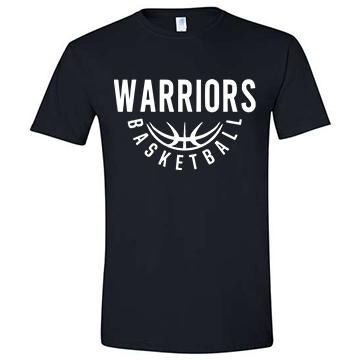 WARRIORS BASKETBALL- GILDAN SOFTSTYLE