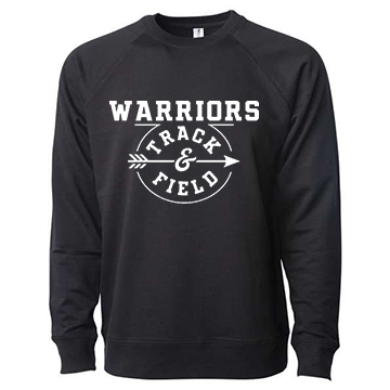 WARRIORS TRACK AND FIELD (CIRCLE ARROW) LIGHT WEIGHT SWEATSHIRT