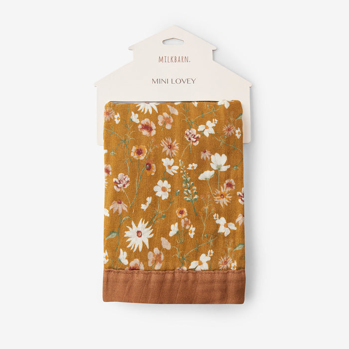 Wildflower Bamboo Mini Lovey - Babies in Bloom
