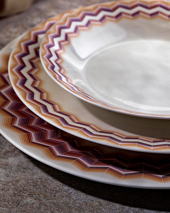 ZIG ZAG JARRIS 156 Set 2 Pcs. Dinner Plate - Ø 27,5 Cm