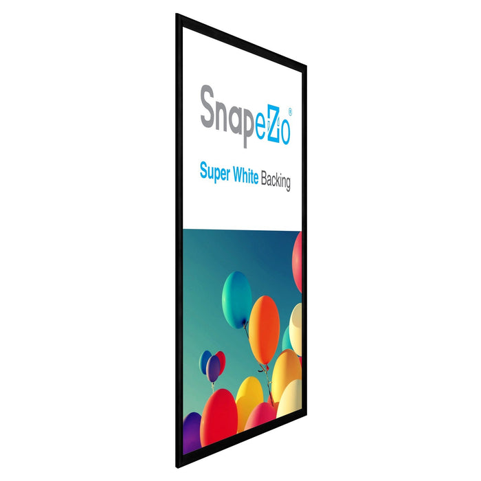 11x17 Brushed Black SnapeZo® Snap Frame - 1" Profile