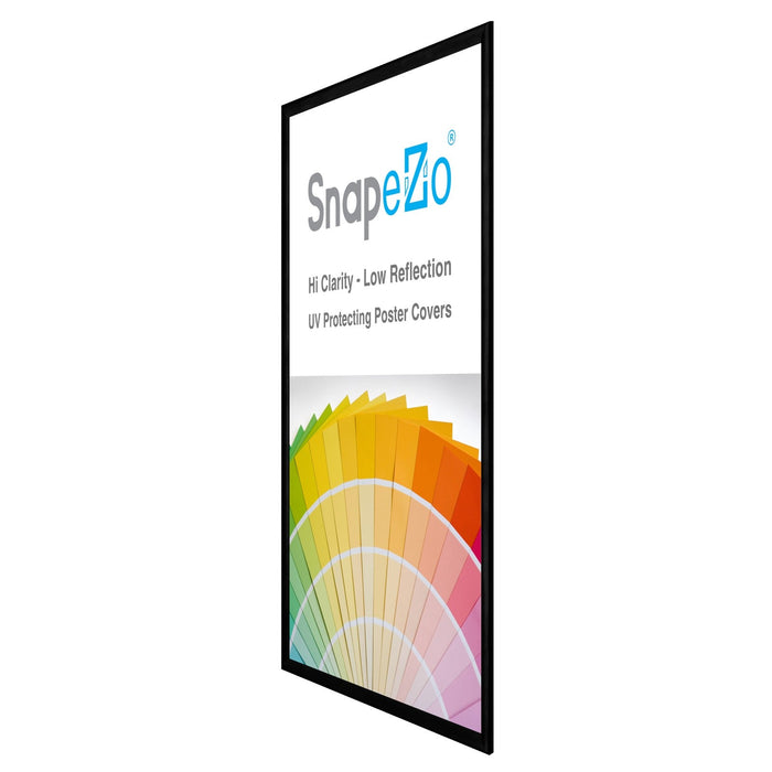 11x17 Brushed Black SnapeZo® Snap Frame - 1" Profile