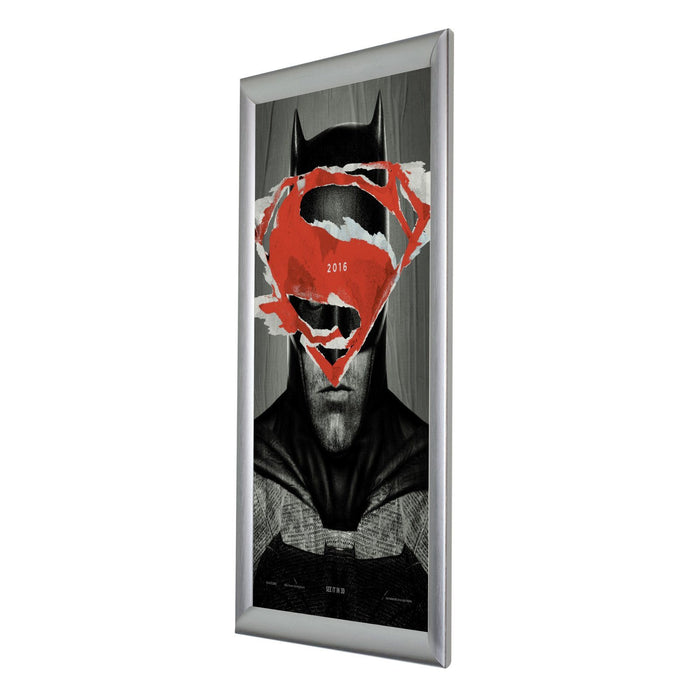11x17 Brushed Silver SnapeZo® Snap Frame - 1 Inch Profile